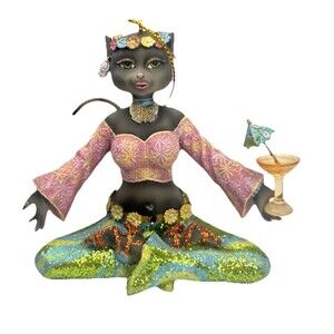 Alley Cats Lushes Margaret Le Van Figurine with Tag Rare Retired 3” Ornament